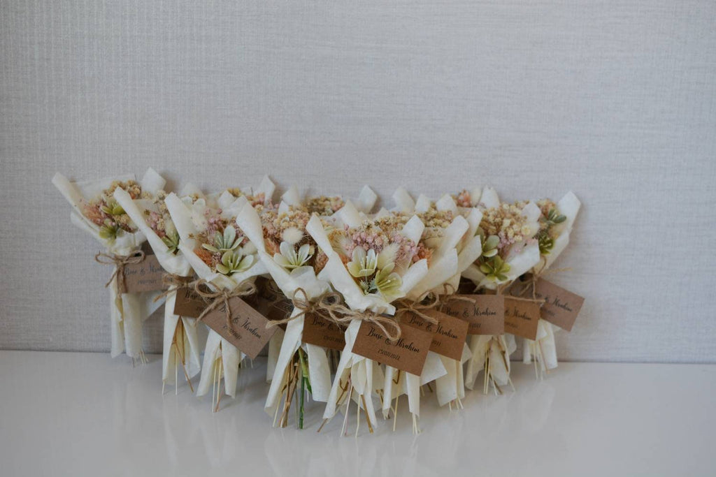 Boho Wedding Decor l Dried Mini Bouquet