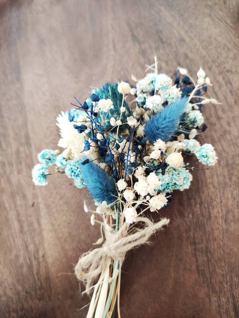 Dried Mini Flower Bouquet | Personalized Wedding Favors for Guests