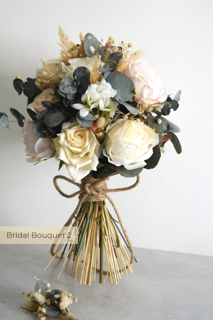 Deep Purple and Pink Bridal Bouquet l Burgundy Wedding Bouquet | Bridesmaid Bouquet