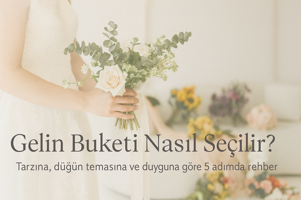Gelin Buketi Nasıl Seçilir? En Özel Günün İçin Doğru Buketi Bulmanın 5 Adımı
