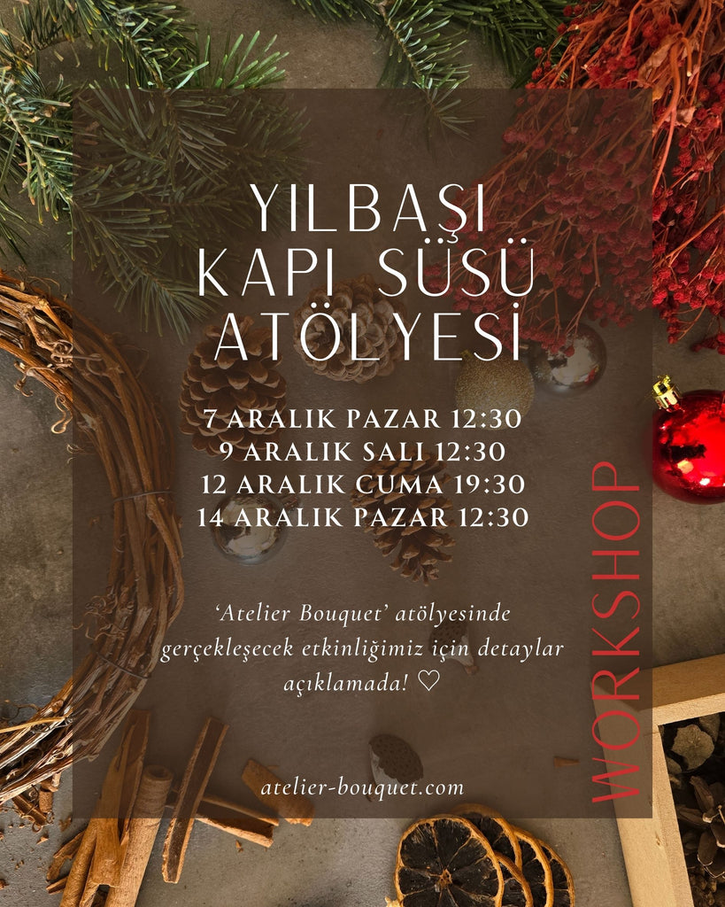 Ankara Bağlıca’da Yılbaşı Kapı Süsü Atölyesi – 12 Aralık